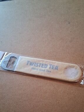 Twisted Tea Branded Bottle Opener - Yellow Handle